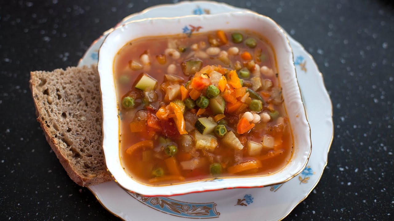Суп Минестроне - YouTube