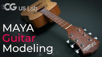 마야 3D 모델링 기타 튜토리얼 [Maya Speed Modeling ]