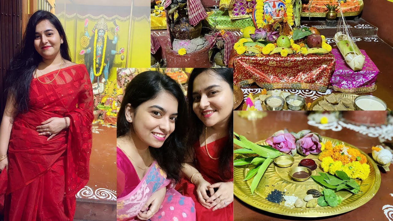 কোজাগরী লক্ষ্মী পূজা এই বছর একা হাতে করলাম || Lakshmi puja vlog || Bengali Vlog || The Bong Couple