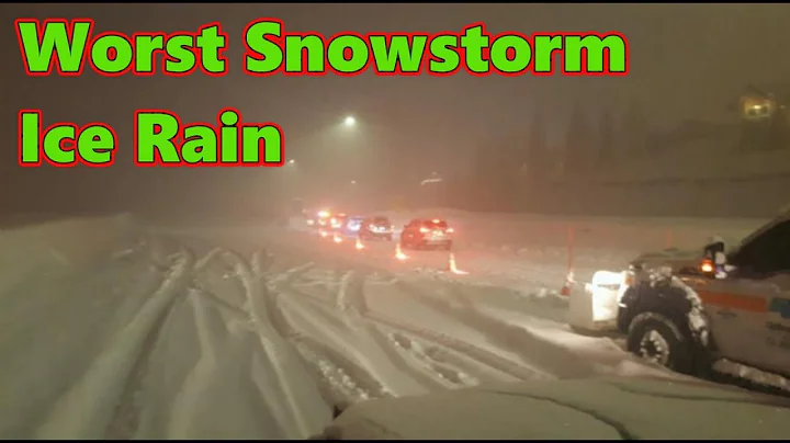 The Worst Snowstorm Ice Rain in Oklahoma City Trucker Rudi 01-03-19 Vlog#1642