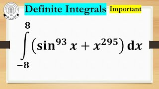 Definite Integrals of sin^97x + x^295 Using Property of Definite Integrals | #universalmathbyvinay screenshot 5