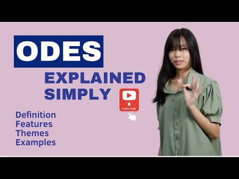 Odes Explained Odes explained 101 - YouTube