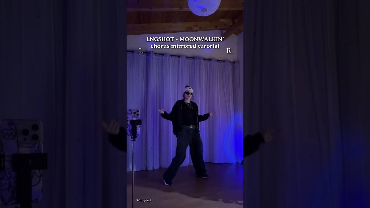 LNGSHOT - MOONWALKIN’ Dance Tutorial (Vertical ver.)