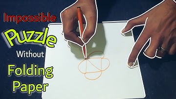 Impossible Puzzle Solved Without Folding Paper | Mind Game