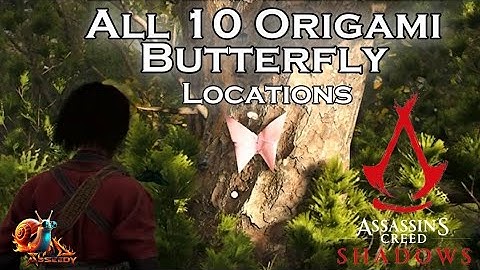 All 10 Origami Butterfly Locations - Assassins Creed: Shadows