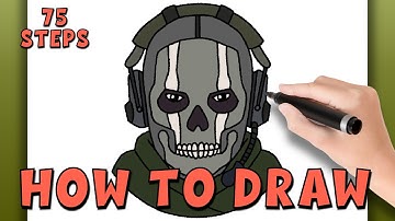 How To Draw Simon "Ghost" Riley from Call of Duty: Modern Warfare 3