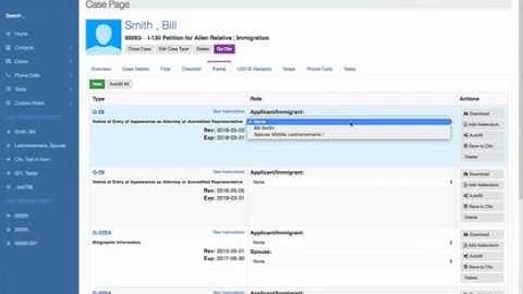 PrimaFacie Detailed Walkthrough - Immigration Case Management and 2-way sync with Clio.