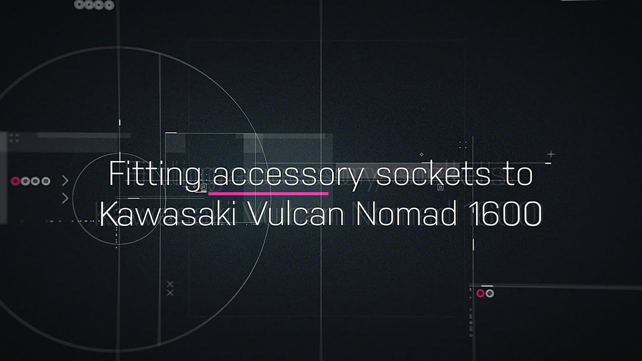Fitting a USB/accessory sockets to a 2007 Kawasaki Vulcan Nomad 1600 Motorcycle