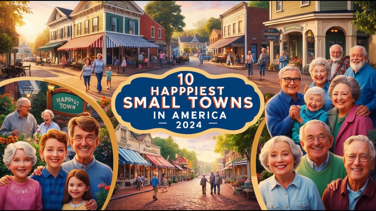 10 Happiest Small Towns in America in 2024 YouTube