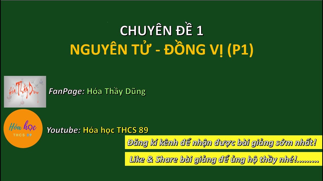 CHUYÊN ĐỀ 1 – NGUYÊN TỬ - ĐỒNG VỊ (P1) | ÔN THI HSG HÓA NĂM HỌC 2025-2026 | HÓA HỌC THCS 89