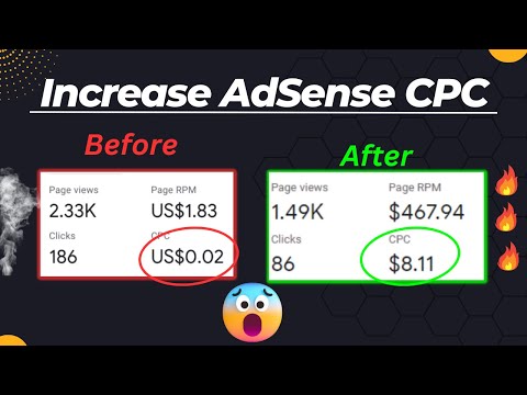 4 Ways to Increase AdSense CPC | Increase AdSense Earning | How to Increase AdSense CPC