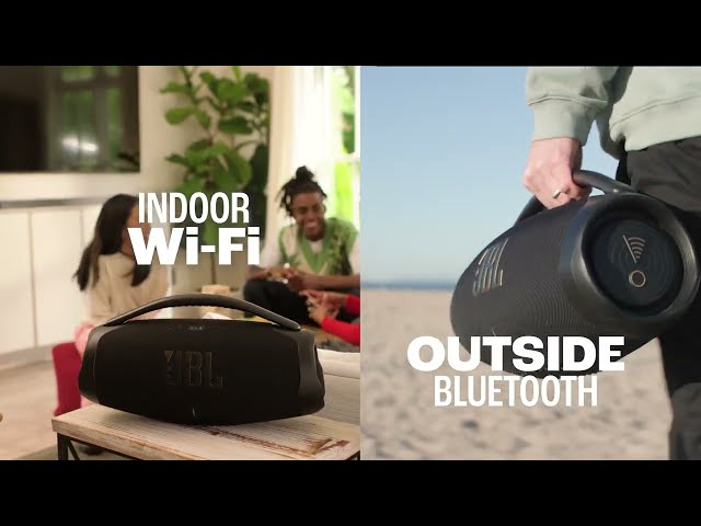 Бездротова портативна акустична система JBL Boombox 3 Wi-Fi Black