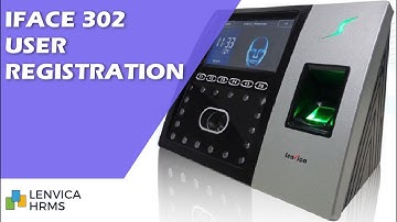 iFace 302 - User Registration with Face Template, Fingerprint and RFID card.