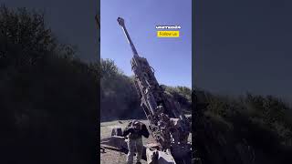 Ukrainian Soldiers Shot From M777 Howitzer #warinukraine