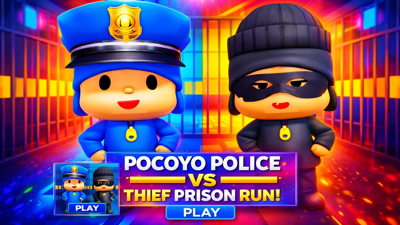 👉 POCOYO POLICE vs THIEF! 😱 Prison Escape Obby (Roblox) - YouTube