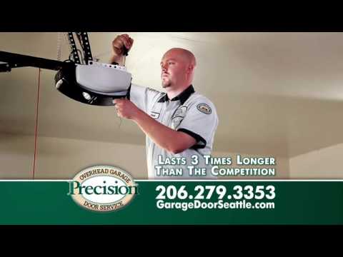 Precision Garage Door Service Value Seattle Youtube