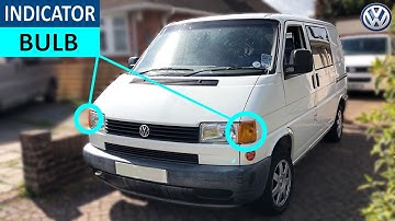 How to replace front indicator bulb on VW T4 Transporter
