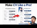 Professional CV MS Word Mein | Complete Guide Step by Step | Make CV Like a Pro