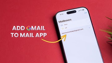 Hoe voeg ik een Google Gmail-account toe aan de Mail-app op de iPhone?