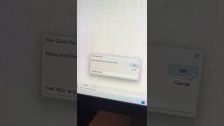 Input Box to Create New Sheet  #shortsvideo #excelvba