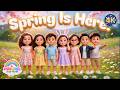 Spring Is Here! 🌸 | Fun Kids Song | Clap &amp; Sing Along 🎶
