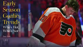 Fantasy Hockey 22-23: Early Season Goalie Trends - Who's Hot? Who to Drop?