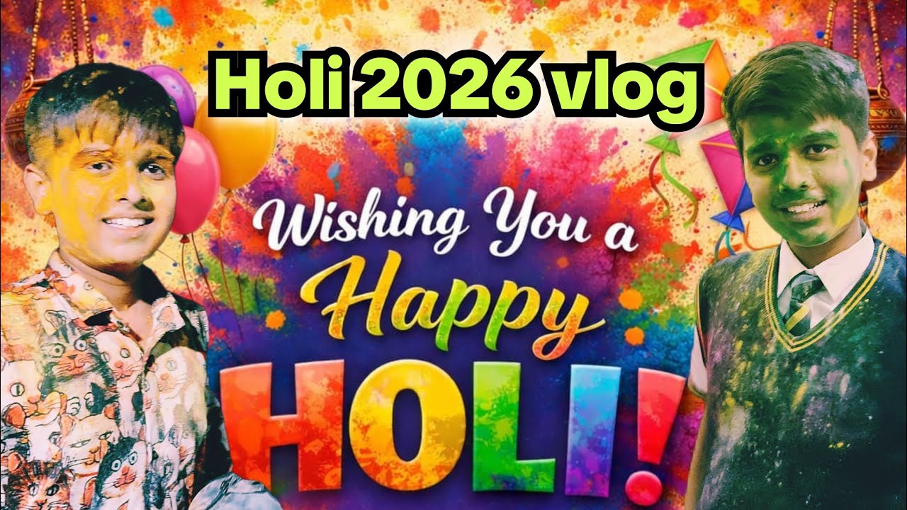 Holi 2026 Surprise  |  Emotional Family Vlog
