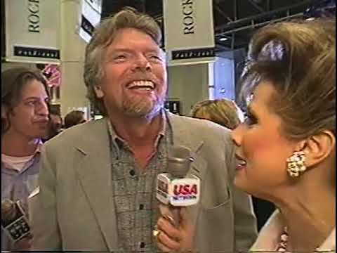 Rhonda Shear talks to Richard Branson Virgin