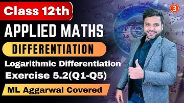 Differentiation Class 12 Applied Maths ML Aggarwal |Sri Kautilya| CA Ankush Raj | Ex 5.2 ML Aggarwal