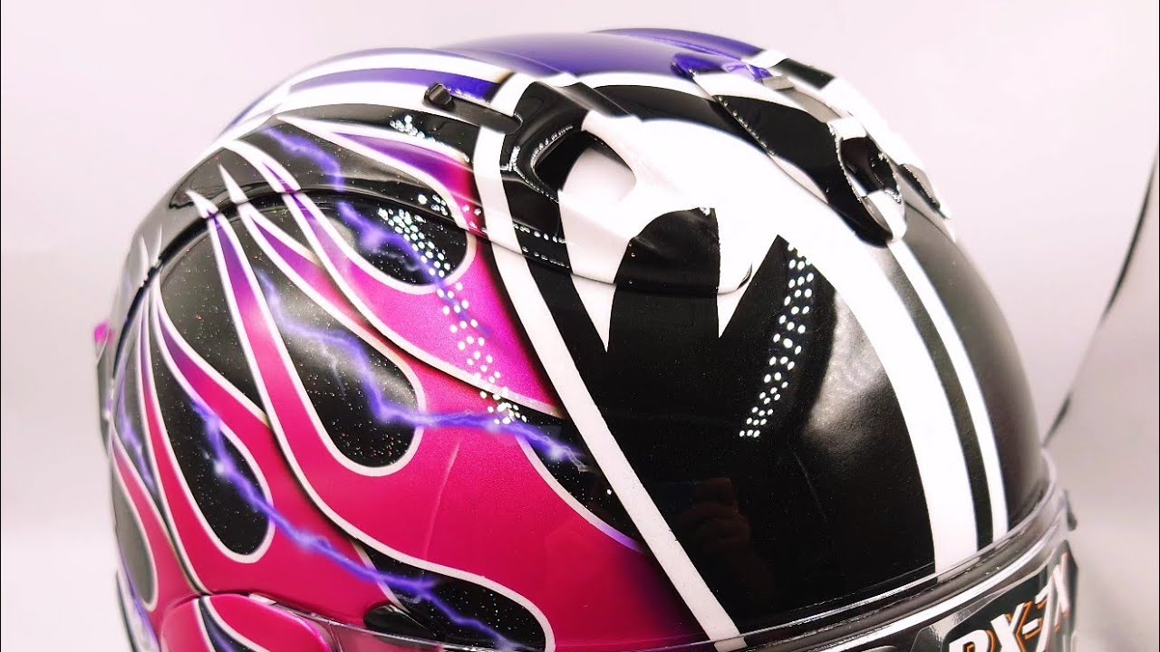 アライヘルメットRX-7X カスタムペイント Araihelmet - YouTube