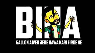 Stubborn |Surjit khan| Vadde Vadde Vaily Vailpuna chhadge.Black Background whatsapp status