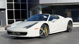 Naturally Aspirated Ferrari 458 Spider V8 / Walkaround Review with Sound