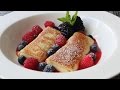 Cheese Blintzes - How to Make Cheese Blintzes with Fresh Berries - Brunch Special!