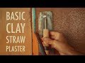 Basic clay straw plaster finish or second coat