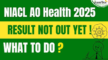 NIACL AO Health 2025 – Phase 1 Result yet to be out. What to do?