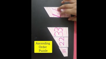 Ascending and descending order activity idea! #mathspuzzles #maths