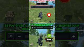 ✅ Best FOV third Person settings in CODM BR 🔥💯 Codmobile Tips and Tricks #shorts #codmbr #codmiphone