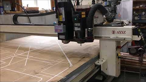2001 AXYZ 7012 CNC Router Ref # 7791903 (1)