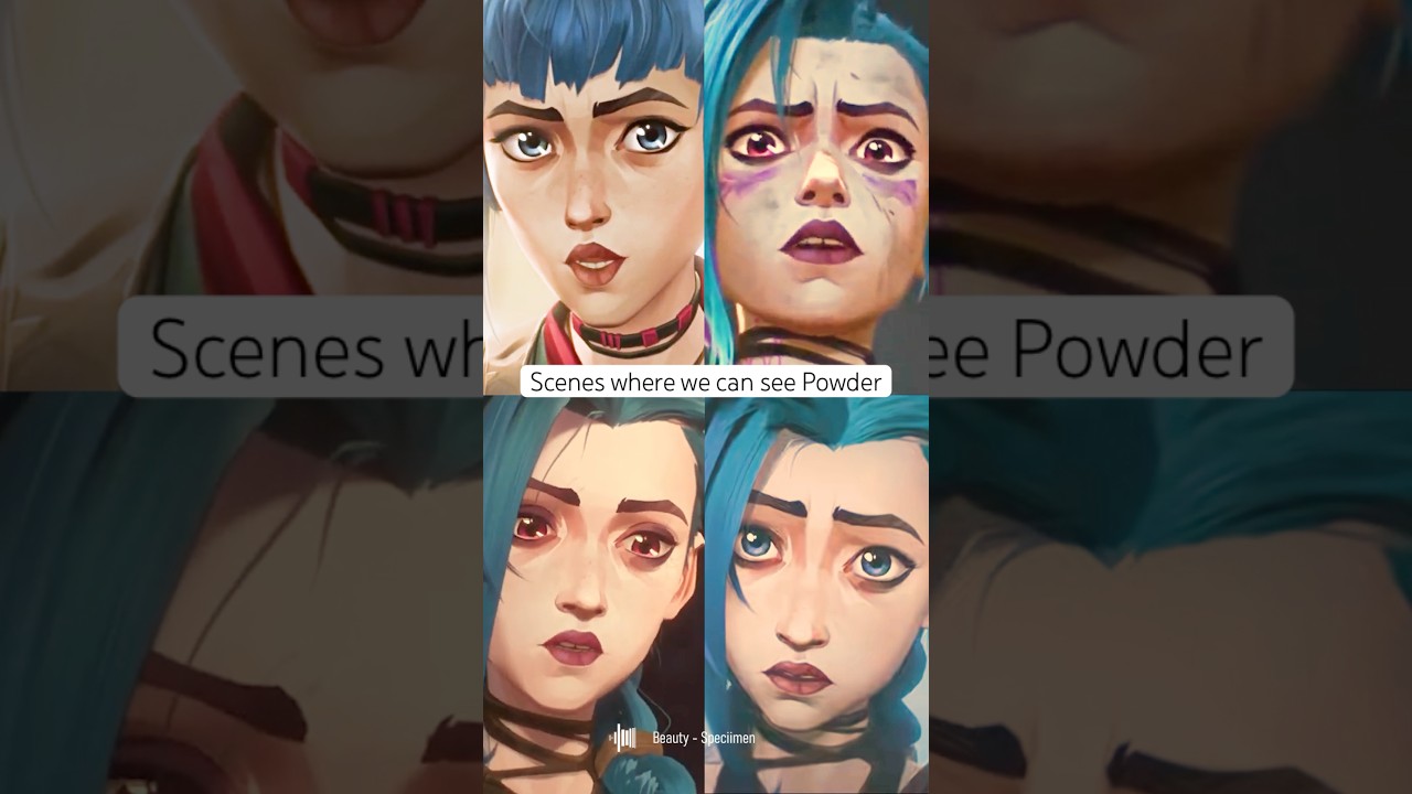 Scenes where we can see Powder 💙