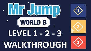 MR JUMP UPDATE | NEW Level 1, 2, 3 World B Walkthrough - Complete Stage | iOS Gameplay (iPhone/iPad)