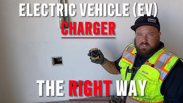 Electric Vehicle (EV) Charger | THE RIGHT WAY to install a 240 volt level 2 plug/receptacle