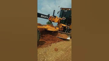 Grading Excellence: Motor Grader Skills in Action #machinery #construction