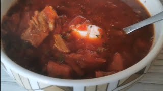 Вкуснейший борщ с квашеной капустой! простой рецепт!