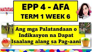 EPP 4 TERM 1 WEEK 6 MATATAG CURRICULUM #epp4term1week6