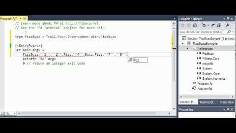 F# FizzBuzz type provider