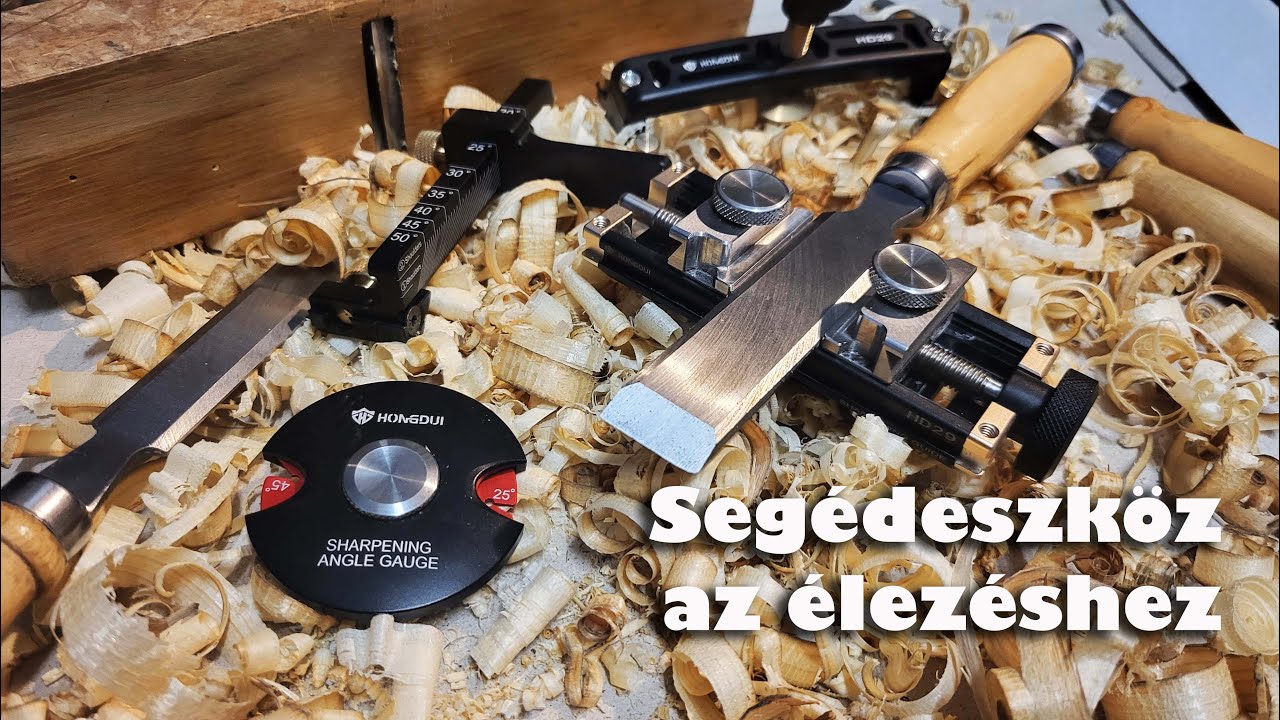 Segédeszköz az élezéshez | HONGDUI HD29 Honing Guide Sharpening Kit ◆ Eszközteszt
