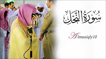 تلاوة تدبرية بختام الصبا الحزين من الشيخ د. ماهر المعيقلي لفواتح سـورة النحل | فجر السبت ١٥-٨-١٤٤٠هـ