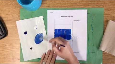 Monochromatic Value Scale