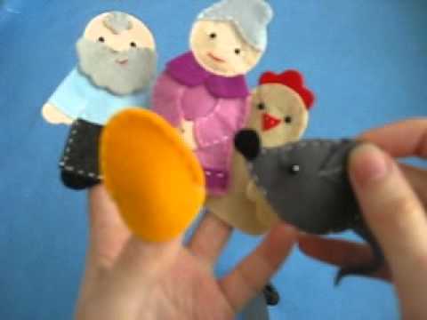 Пальчиковый театр "Курочка Ряба" - YouTube