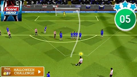 Score! Hero HALLOWEEN CHALLENGE Event - Walkthrough - Level 5 - 3 Stars